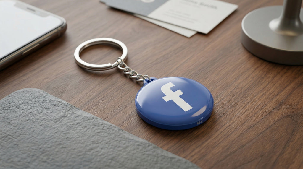Badge NFC LinkBadge – Partagez vos réseaux sociaux en un geste