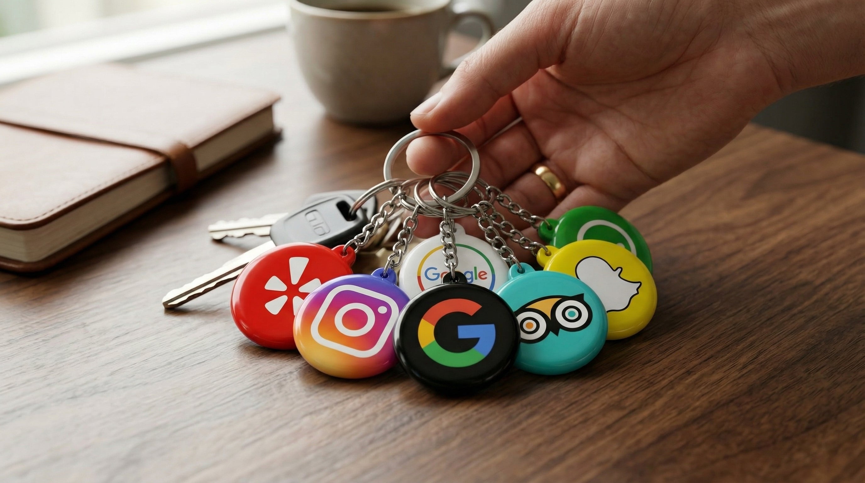 LinkBadge - NFC badge réseaux sociaux