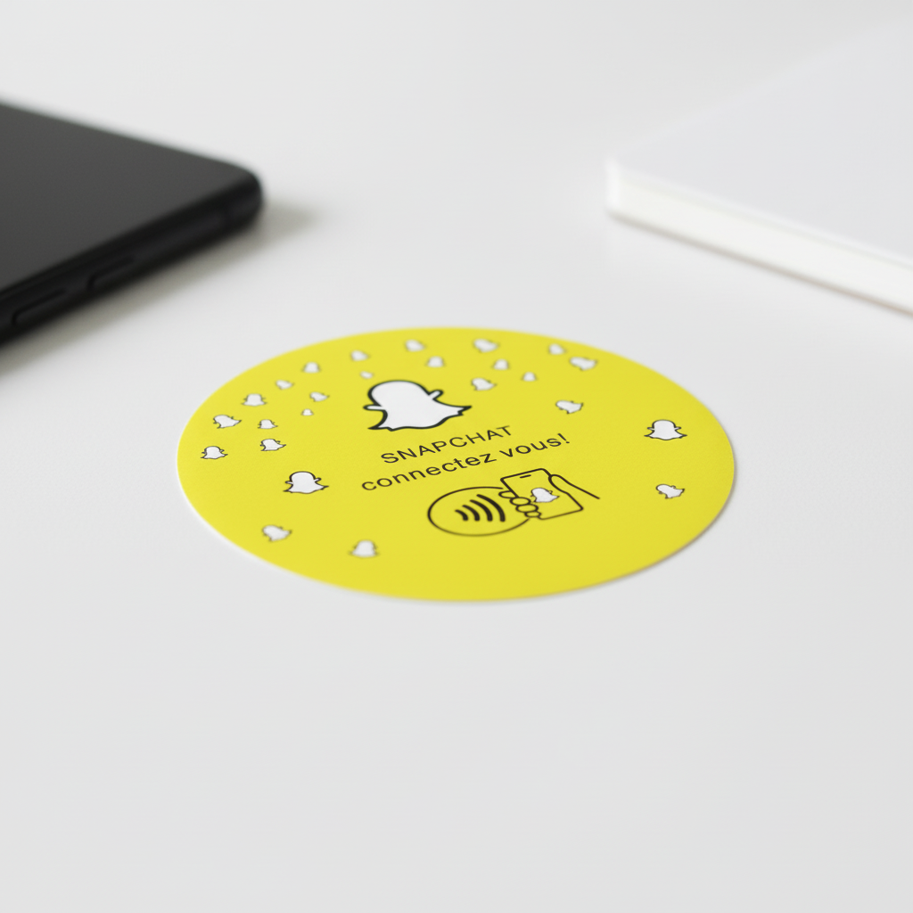 LinkBadge - NFC plaque à scanner réseaux sociaux