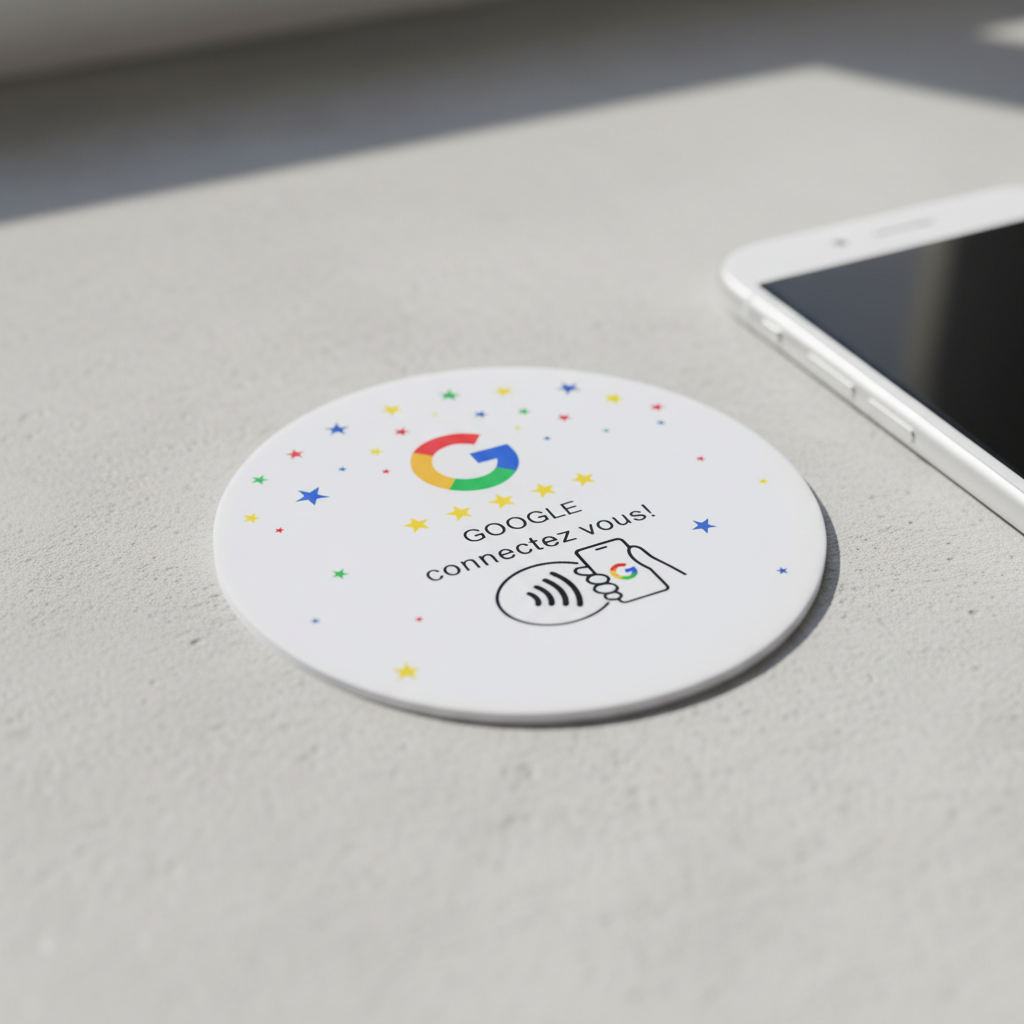 LinkBadge - NFC plaque à scanner réseaux sociaux